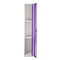 Adiroffice 1-Tier 3-Shelf Steel Free Standing Storage Locker Cabinet for Home, School, Gym in Purple ADI629-201-PUR-MK - alternate 8